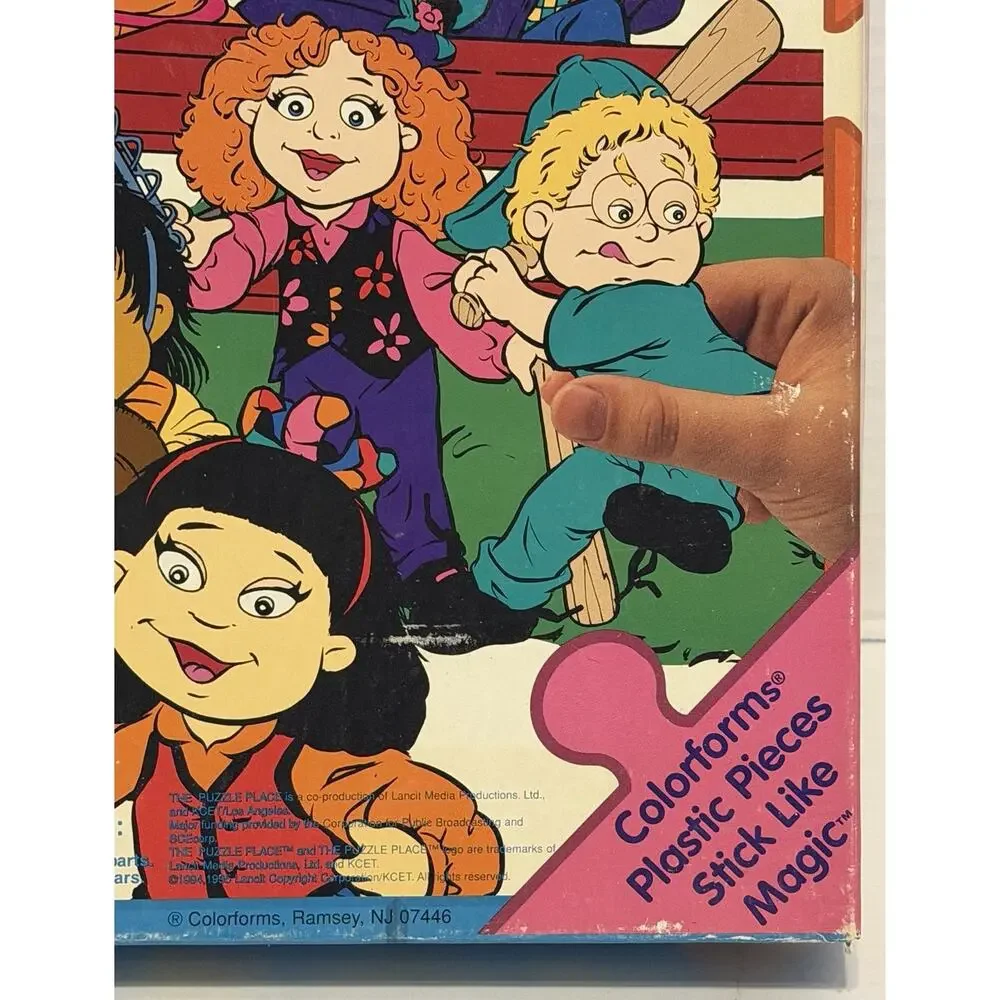 Colorforms The Puzzle Place Playset #790 1995 Vintage FREE SHIPPING